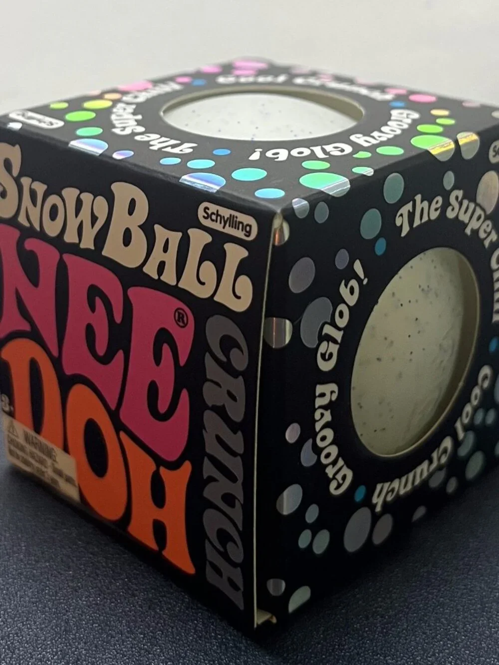4 Nee Doh playdough packs Fuzz Ball & The Groovy Glob & Color Change & Snow Ball